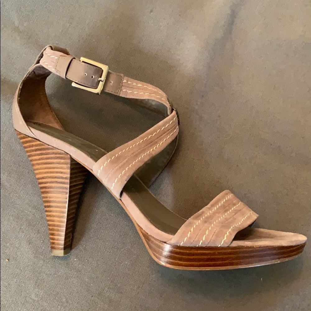 Franco Sarto Suede Platform Sandal
